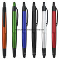 Presente Empresa Plástico Touch Pen com borracha colorida (LT-C767)